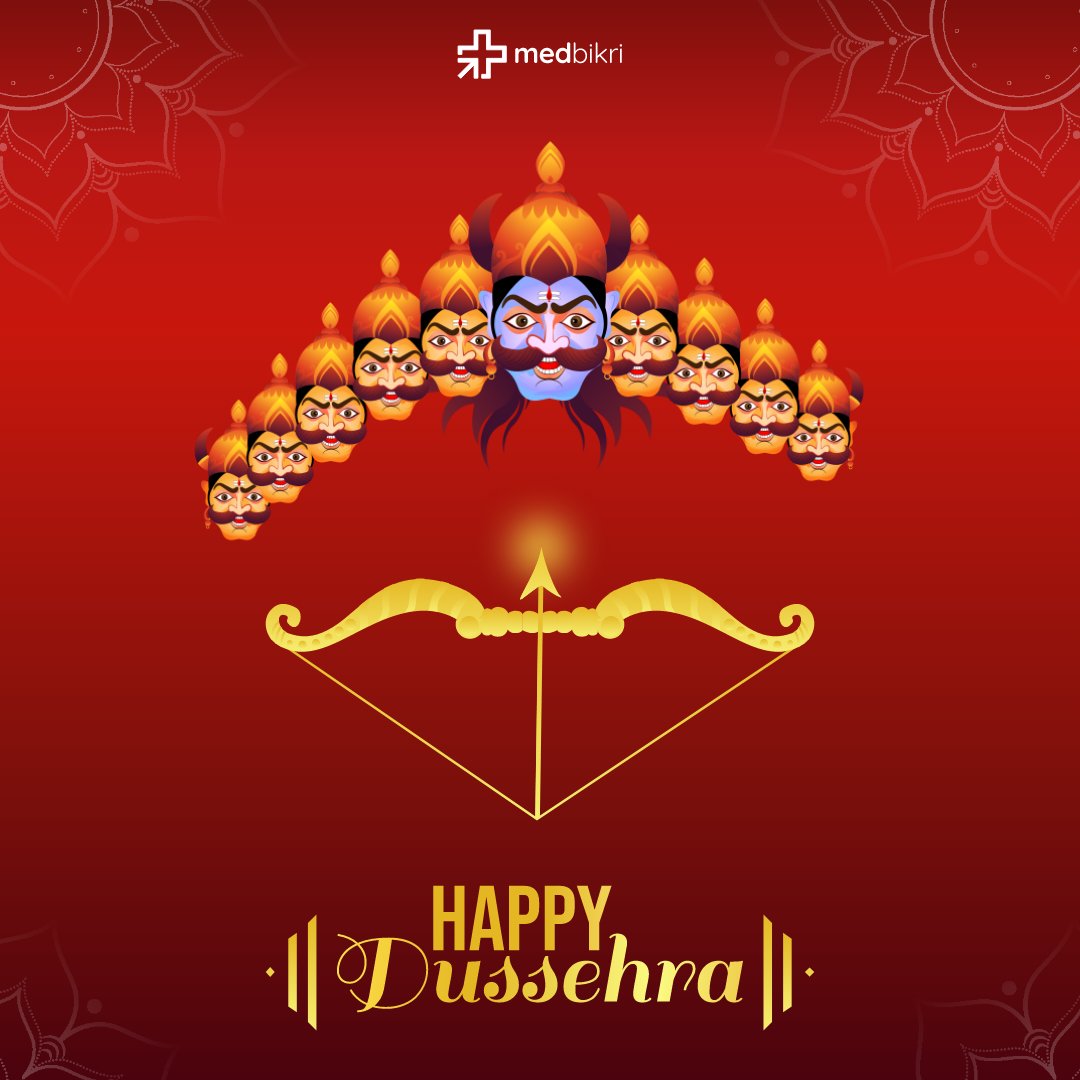 MedbikriApp's tweet photo. May this Dussehra bring joy, happiness, peace, and harmony to your life. 

Happy Dussehra✨✨

#happydussera #Dussehra #happydussehra2022 #festival #Medbikri https://t.co/lt70wgFD4l