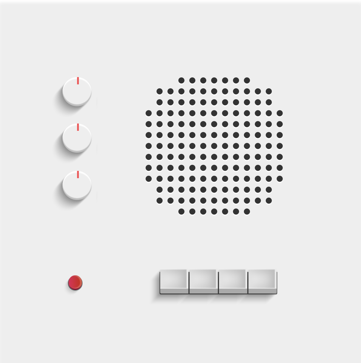 A Dieter Rams arpeggiator synth. robertvinluan.com/Ramsophone/
