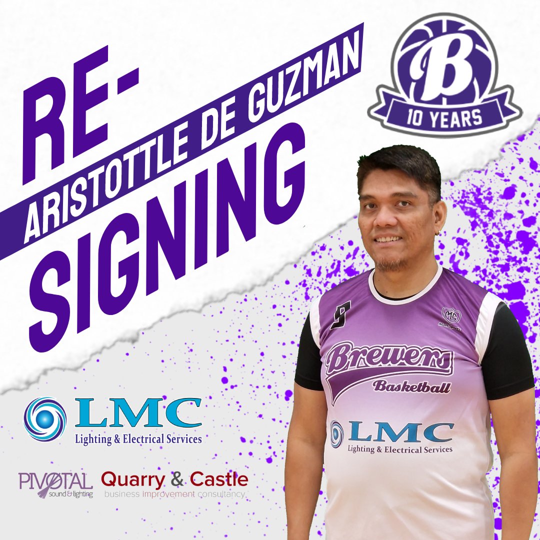BrewersHoops's tweet photo. One De Guzman is just not enough, so this season we've brought back the OG Aristottle De Guzman to play alongside his son Aaron!

@BasketballWales

Supported by LMC Lighting &amp; Electrical, Pivotal Sound &amp; Lighting and @QuarryAndCastle.

#familygoals #UpTheBrewers #Basketball https://t.co/CG2HBuJv68
