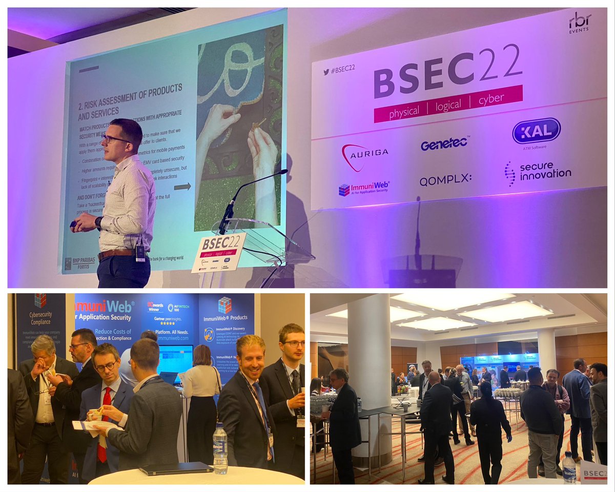 RBRDataServices's tweet photo. BankSec 2022 is well underway with great insights, networking and sharing of experiences by global banks and security experts. #BSEC22 #cybersecurity #fraud https://t.co/pjMZZjUWXm