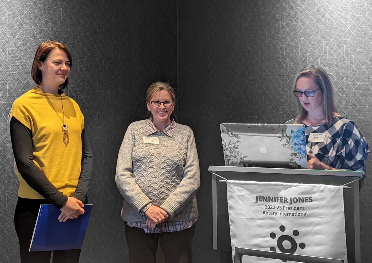 Always great to welcome a new #RockRotary mbr this morning. Glad to have Kateryna from Brown Edwards CPAs as part of the <a href="/Rotary/">Rotary International</a> family