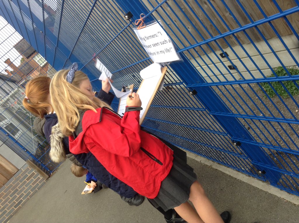 latimerprimary's tweet photo. #ClassCB have had a brilliant morning being investigative journalists ready for our newspaper reports next week. https://t.co/7G7rcay1oi