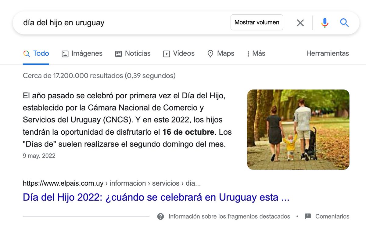 Yo enterándome de esto y automáticamente facilitándole el regalo a mis padres: la entrada de vicio