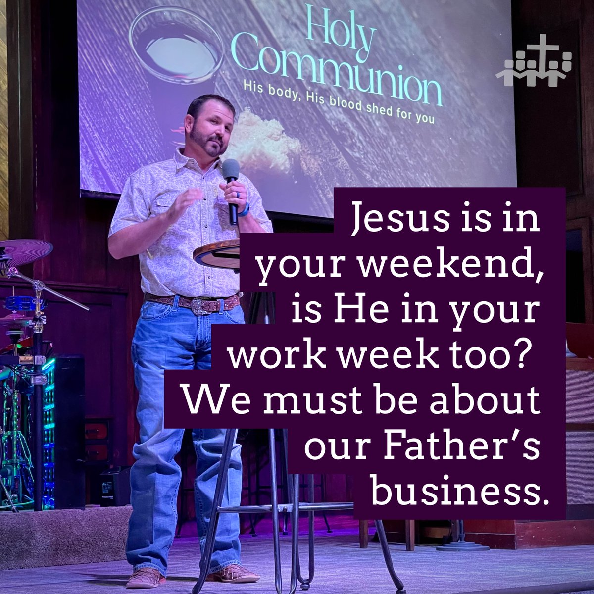 centralwiredorg's tweet photo. “Jesus is in your weekend, is He in your work week too?  We must be about our Father’s business.” 

#amen #handsandfeet #witness #transformation https://t.co/GYDe66H8TN