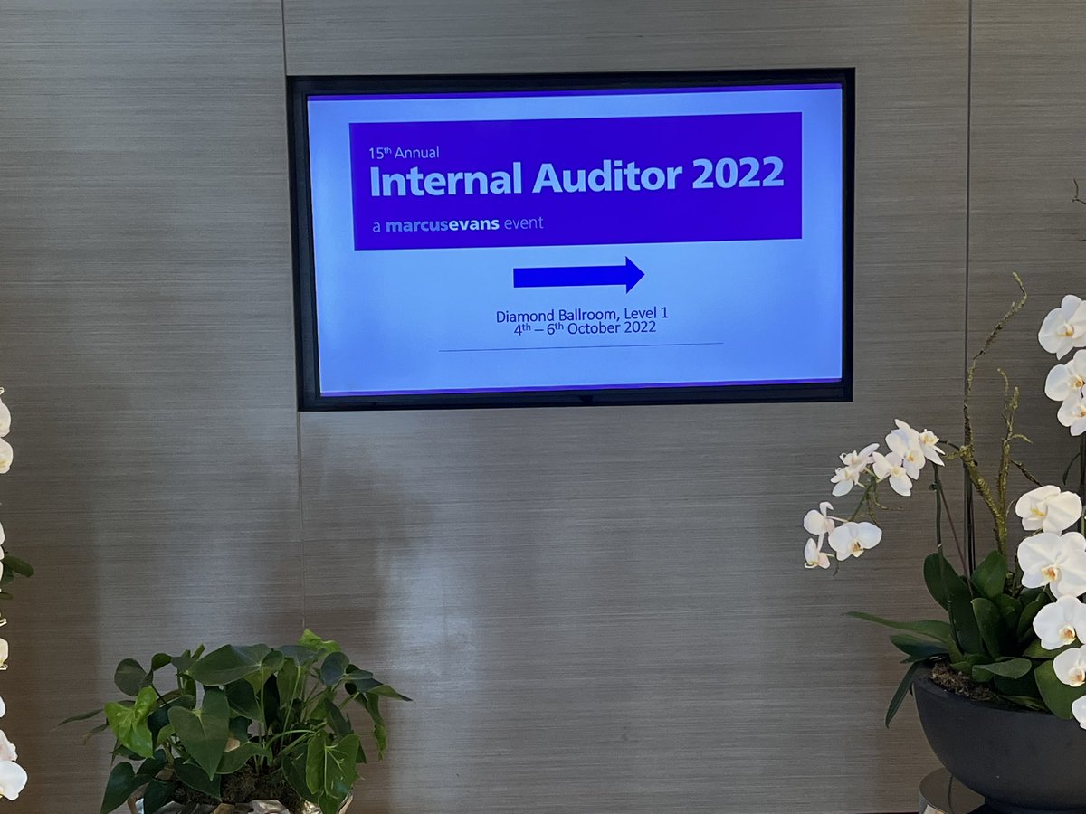 i_alfaifi's tweet photo. The first day of the 15th Annual #Internal_Auditor 2022 in #Dubai #UAE https://t.co/xsuD1CIDMz