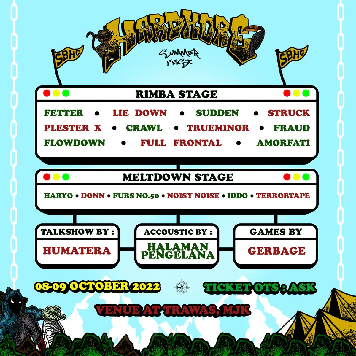 liedowncrew's tweet image. Sampai jumpa teman teman di hardhore summer fest 
#ppppeeestttaaaaa #sbhc #hongerlop