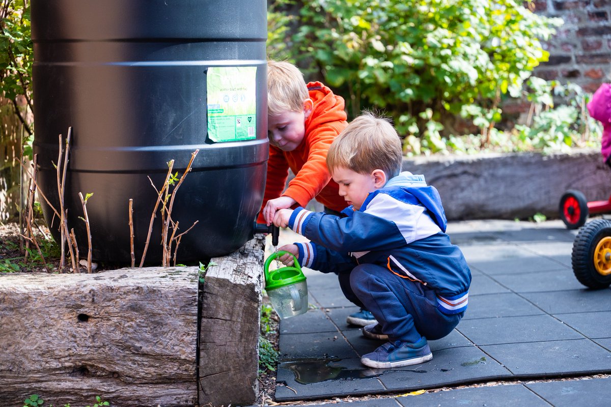 When we heard that a local nursery were raising ££ to buy two water butts from <a href="/LoveWilko/">wilko</a> in #KingsLynn we knew that we could help! Fast forward to the new term &amp; the kids at Church Lane Nursery in Hillington Sq are keeping their plants well watered thanks to our donation.