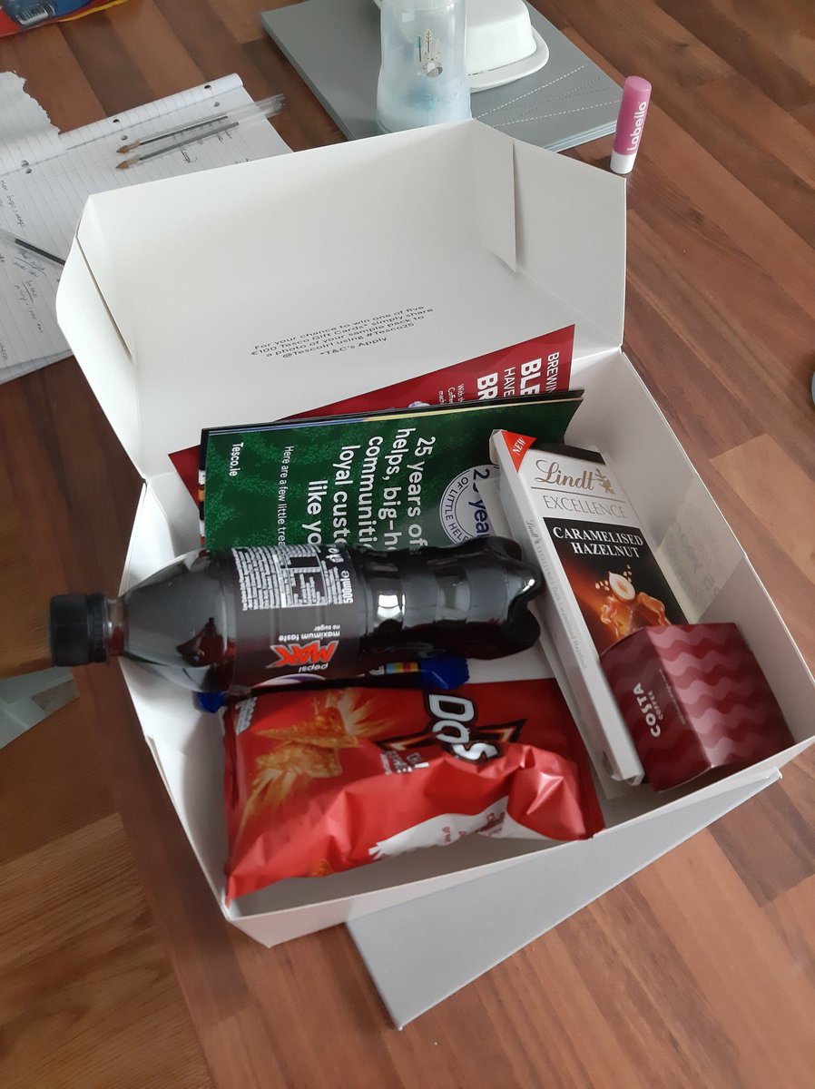 adelleobrien's tweet photo. Thanks @TescoIrl for the goodies! #Tesco25 https://t.co/L7t1xCzpR9