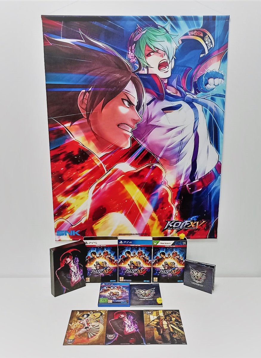 PLAION_ES's tweet photo. ¡Sorteamos una OMEGA EDITION de The King of Fighters XV con este póster de tela exclusivo (solo hay 50 en el mundo) + DLC Team Samurai! ¡Plataforma a elegir!

Para participar...
▶️ FOLLOW
▶️ LIKE + RT

*Solo España. Hasta 10/10/22. No válidas cuentas de concursos. 🐥 incluido. https://t.co/rfdoTbVjU5