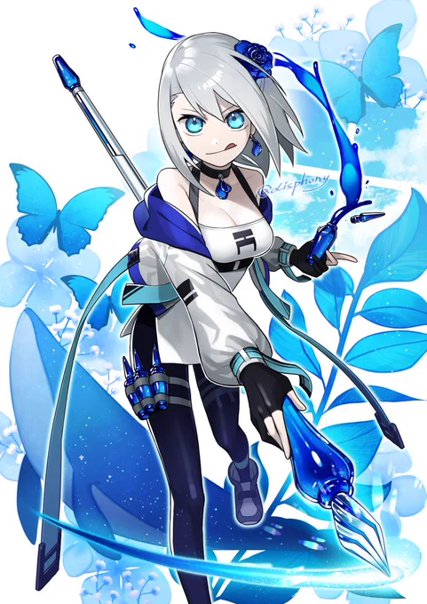 #あなたのあお色の作品を見せてください 