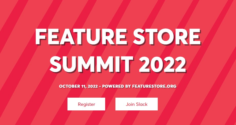A free conference on Feature Engineering from <a href="/hopsworks/">Hopsworks</a>!

You'll hear from people who have seen the good, bad and ugly side of the feature stores and learn from their experiences.

Join for free here: featurestoresummit.com/register-2022