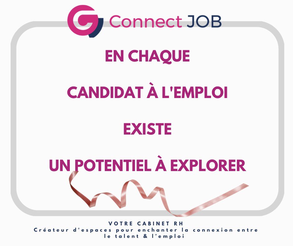 Notre conseil RH du jour 👉 Bien recruter c’est savoir repérer le potentiel et aller chercher les talents là où on n’a jamais explorer 🤩
#RH #emploi #talents #Recrutements #RecrutementSansCV