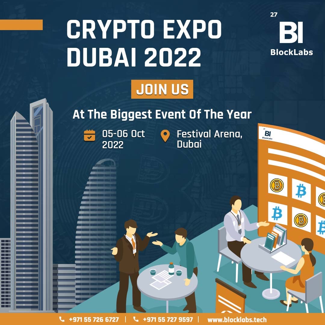 BlockLabsDubai's tweet photo. Blocklabs participates in every Crypto Expo Dubai and thrives to stay in the competition. This time again, BlockLabs is going to be a part of one of the biggest events happening in Dubai. #joinus
#BlockLabs #bitcoin #CryptoExpoDubai #JoinUs #DubaiExpo #Crypto https://t.co/XUzProBd6N