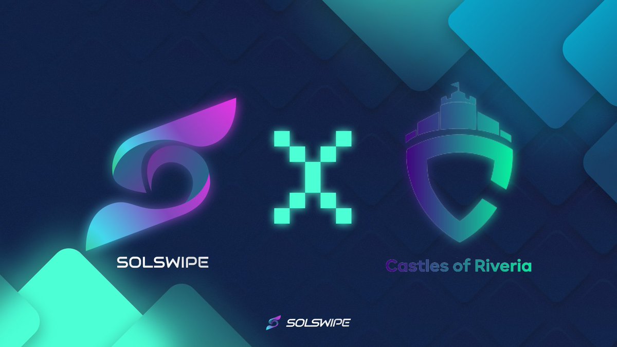 biptapofficial's tweet photo. We are happy to announce our partnership with @CofRiveriaNFT

Castles of Riveria is a future crypto e-commerce platform coming to Web3. SolSwipe holders and Card owners will gain exclusive utilities and deals 

Looking forward for this amazing partnership! Bridging web2+3 
LFG 🚀 https://t.co/3hpJpFmHeQ
