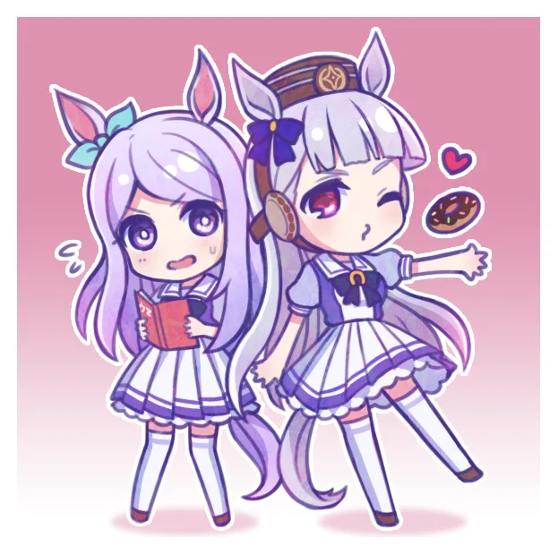 かなり前に人にあげたメジロマックイーンとゴルシちゃん 