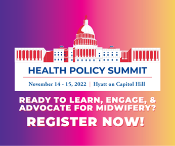 ACNMmidwives's tweet photo. A great way to continue the work of #MidwivesforJustice is attending the Health Policy Summit, November 14-15, 2022 in Washington, D.C.! Visit the link to learn more: https://t.co/CE8VoF3ANq.

#HealthPolicySummit2022 #MidwiferyWeek2022 https://t.co/AMTbA8qwe5