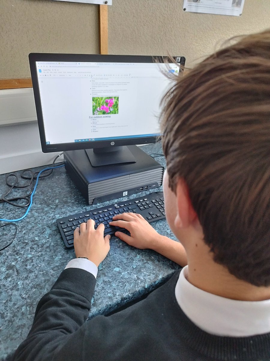 A very wet day today but still productive inside and out. Seed planting, pot decorating and creating plant information sheets...