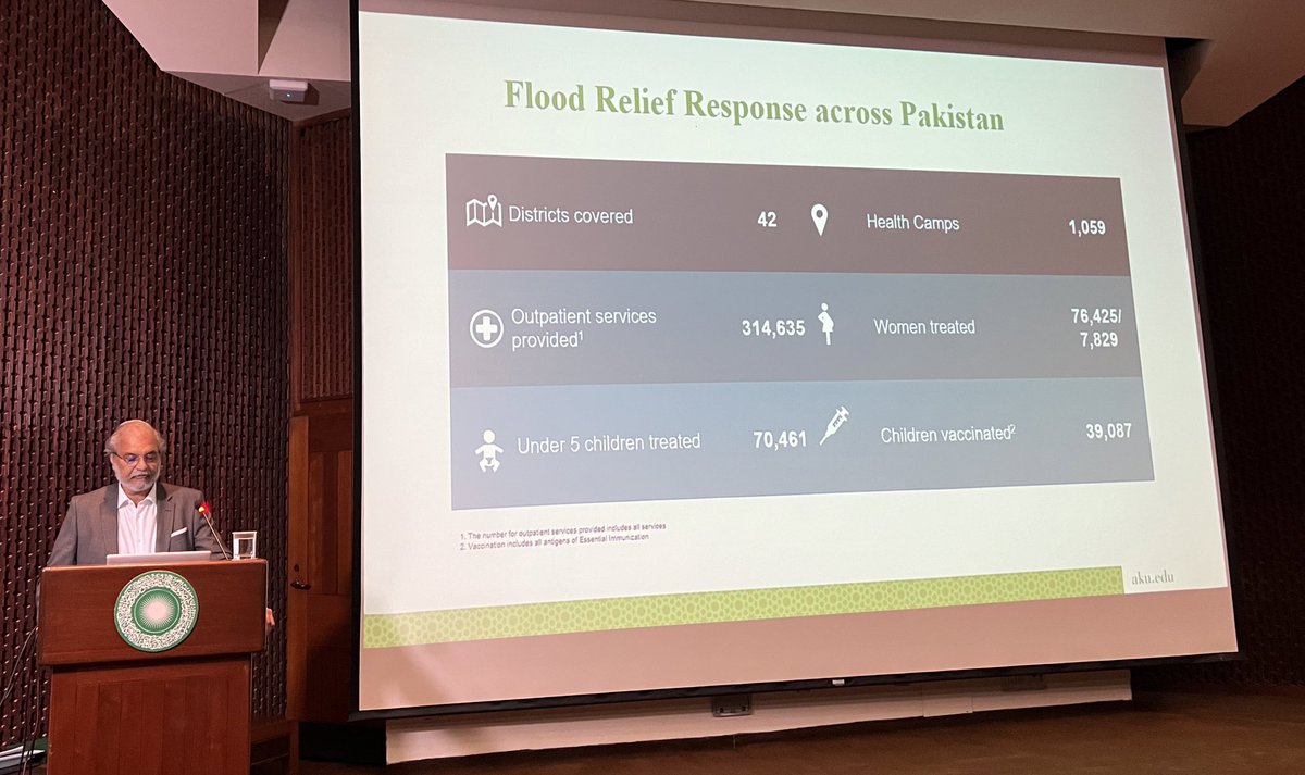 Prof <a href="/sajidsoofi/">sajid soofi</a> CoE WCH presented the Mass Scale Implementation in Flood-affected Districts across Pakistan. #AKUFloodResponse #FloodsInPakistan2022 <a href="/AKUGlobal/">Aga Khan University</a> <a href="/CEO_AKUHPK/">Dr Farhat Abbas, T.I,S.I</a> <a href="/AdilHaiderMD/">Adil Haider</a>