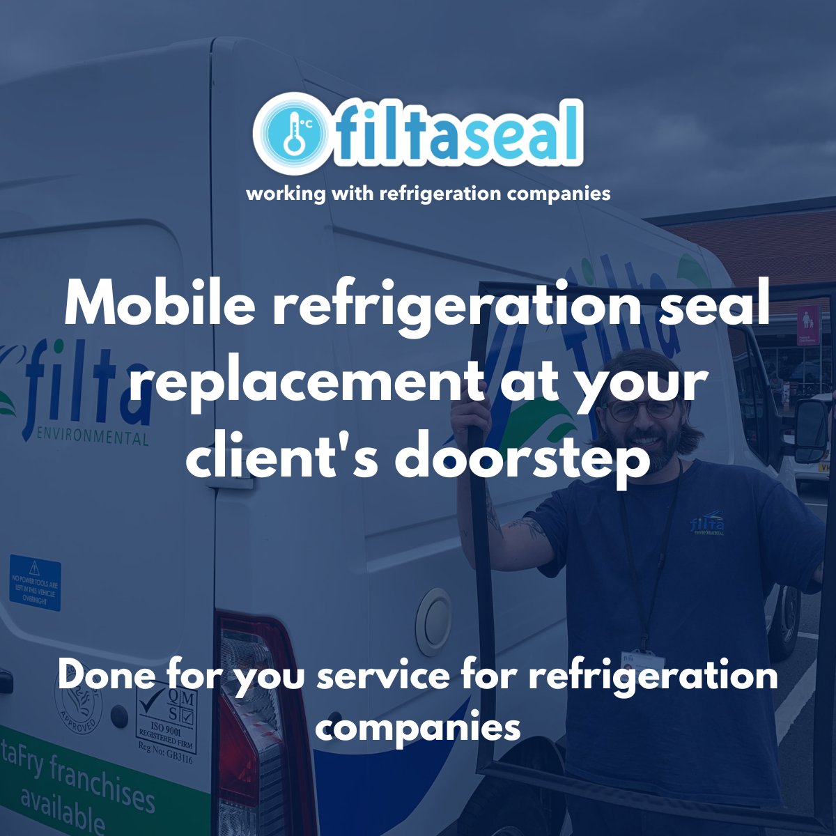 Introducing our done-for-you service for refrigeration companies.
Providing a unique mobile refrigeration service for all your clients seal replacement needs.
#fridgesealreplacement #fgas #energysaving