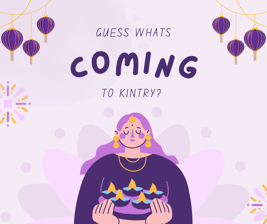 With the wonderful festival of lights coming soon, something's coming to Kintry too! 

Stay tuned for our updates! #Kintry #Deepavali #Deepavali2022 #snacks #Diwali2022 #DeepavaliGift #Snacks