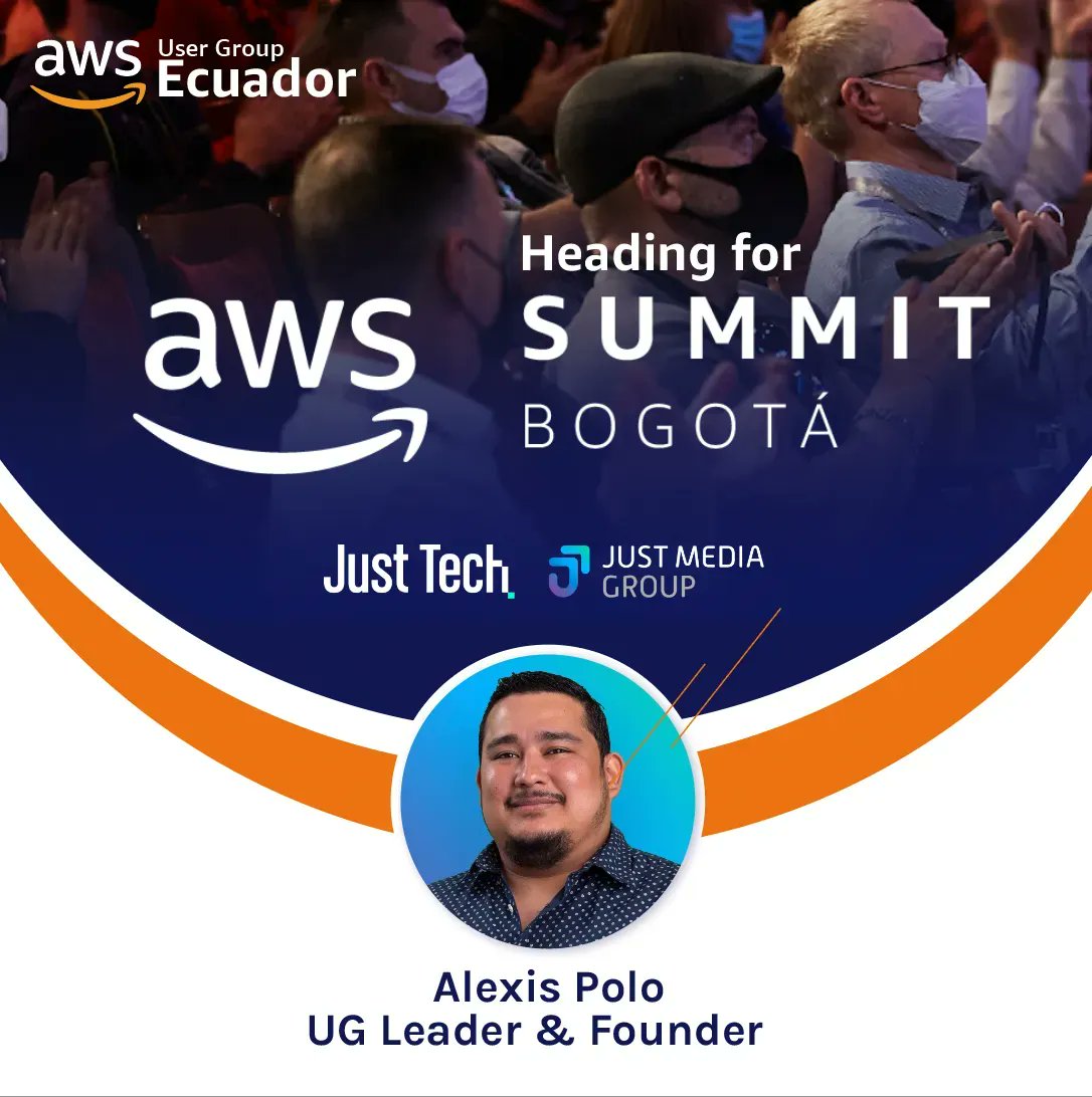 ecuadoraws's tweet image. Nuestro #UGLeader @aledpolo asistirá a este maravilloso evento de aws. #awssummit2022 #awssummitbogota