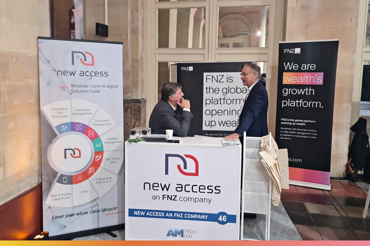 NewAccessSA's tweet image. LIVE 🔴 "Democratising investment, risk or opportunity?"
Meet us today at the Palais Brongniart, Paris for the 13th edition of the #AMTECHDAY! Come and chat with us at Stand 46. 
We are waiting for you! 🤩