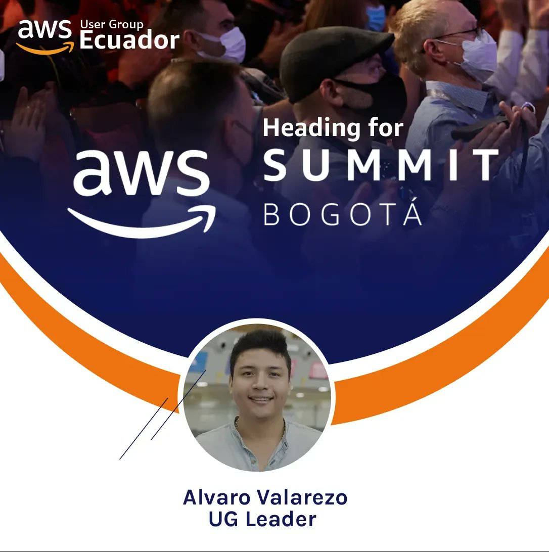 ecuadoraws's tweet image. Nuestro #UGLeader asistirá a este maravilloso evento de aws. #awssummit2022 #awssummitbogota