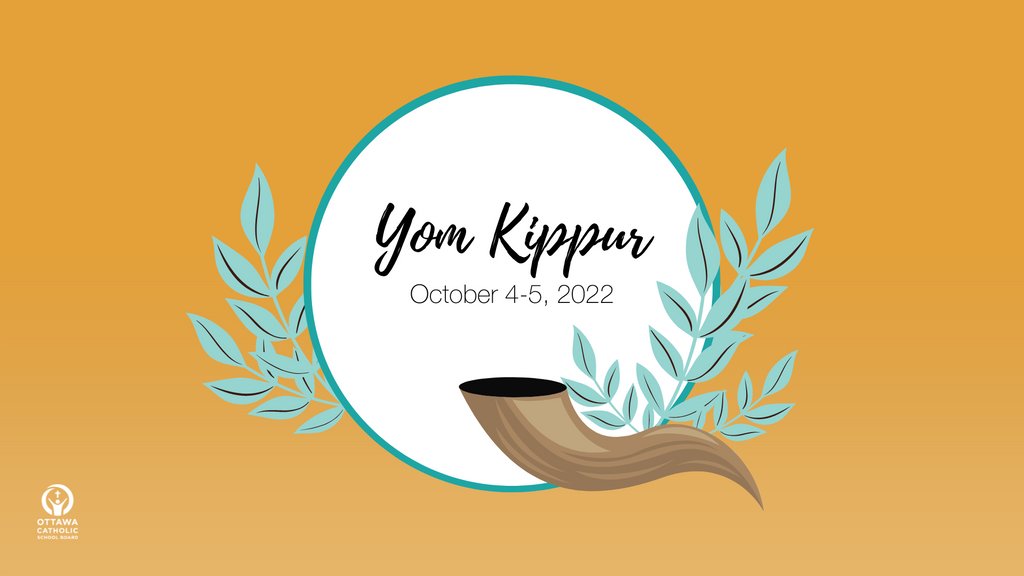 OttCatholicSB's tweet photo. ✨Blessed #YomKippur to all our OCSB students and families who are observing this religious holiday this evening. #ocsbBeCommunity https://t.co/oo0pV0k6eQ