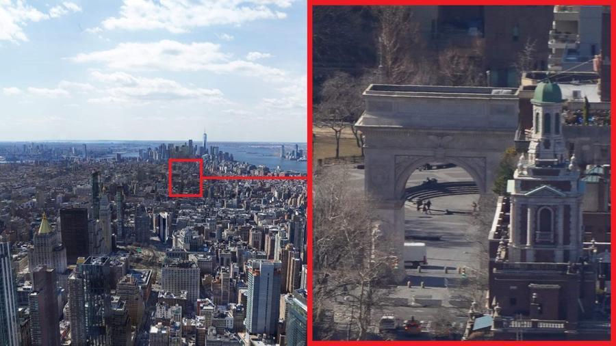 Limportant_fr's tweet photo. Cette photo de 80 milliards de pixels offre un zoom impressionnant sur tout New York https://t.co/fs64Z74a8x @creapills https://t.co/zxN54DPBRR