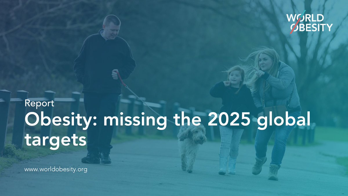 WorldObesity's tweet photo. Despite every government in the world committing the international targets to address obesity, most countries have a less than 10% chance of meeting 2025 target for halting the rise in obesity.
➡️ Read 'Obesity: Missing the 2025 global targets': https://t.co/BGHVFEgp2U #EB150 https://t.co/Tz4kHfwoiy