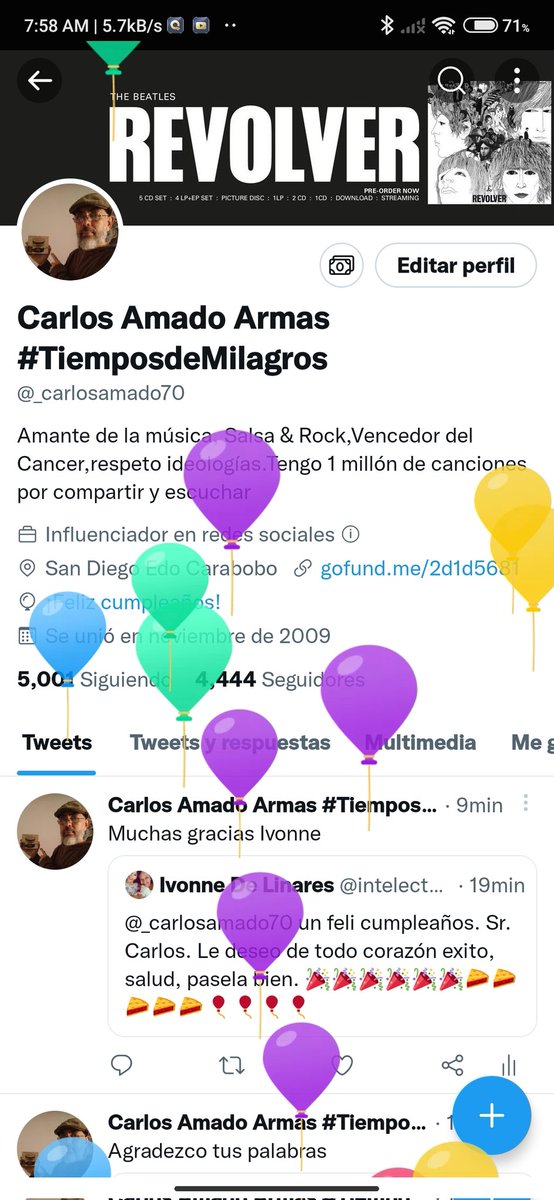 _carlosamado70's tweet photo. Llegó el #October4ever #October #octubre Muchas cosas buenas han de venir luego de un año de noticias inesperadas, pero también de encuentro con personas como ustedes, gracias infinitas. https://t.co/A91xZ3MGo5