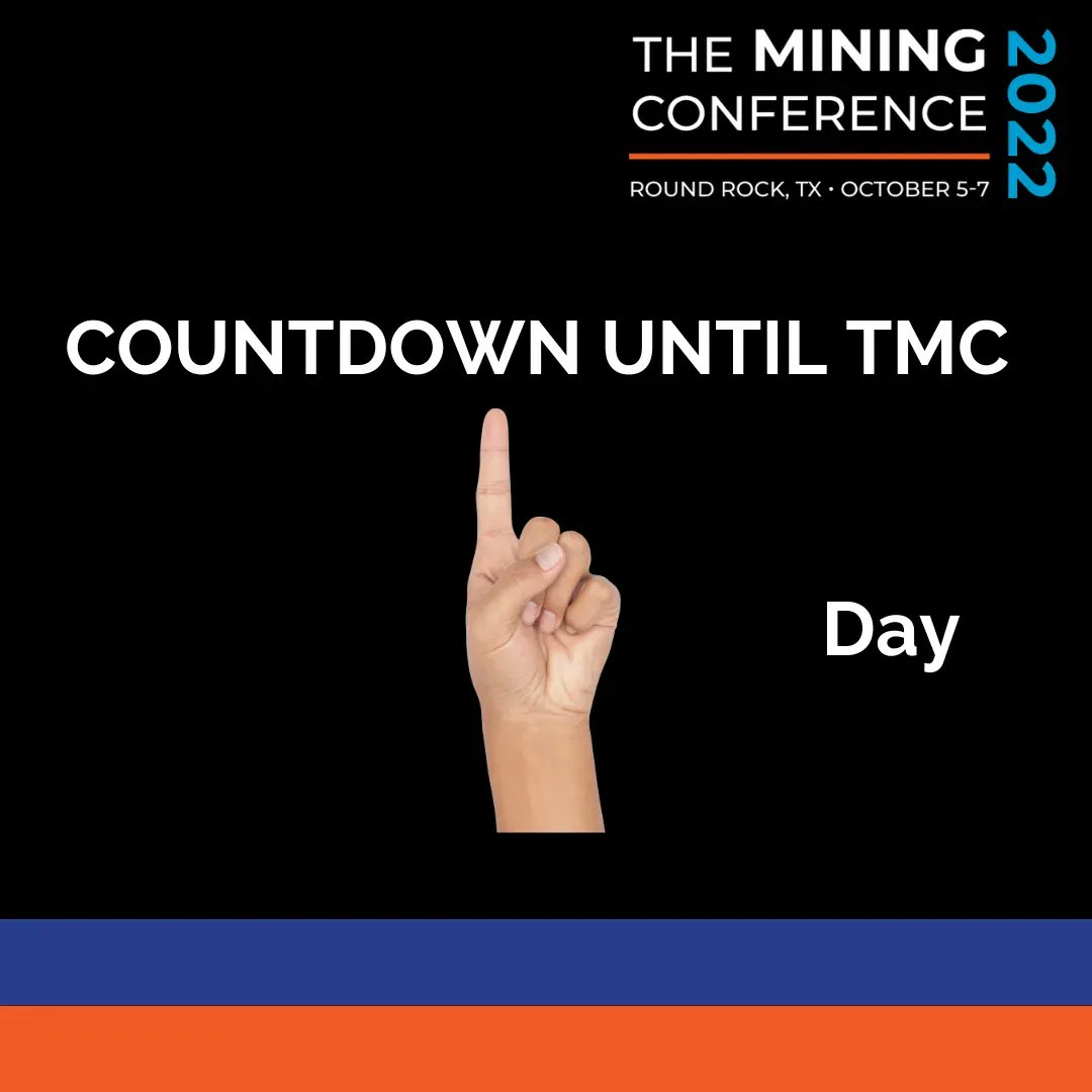 MiningWithBrad's tweet photo. The count down for The Mining Conference:
1 Day!
Get your tickets at: https://t.co/fjH8OaQkmh
#cryptocurrency #invest #bitcointrader #bitcoinmarket #trading #financialfreedom #cryptolifestyle #cryptomarket #bitcointrade #bitcoin #cryptocurrencycommunity #theminingconference https://t.co/IIxd7QGHn7
