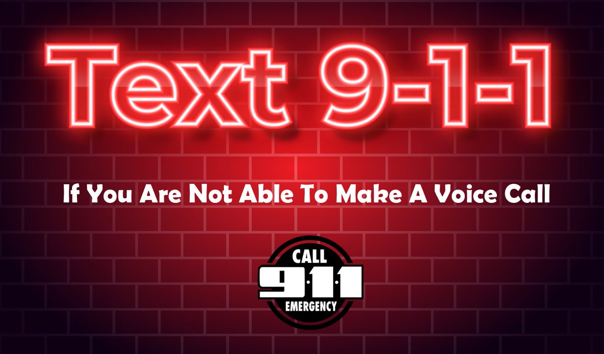 GHC911's tweet photo. Voice calls are still the best and fastest way to contact 9-1-1. But when it is not possible to make a voice call, you can text 9-1-1. The text should include: your emergency, request for police, fire or medical help, and location of the emergency.
#text911 #help911helpyou https://t.co/iUHHipWRPi