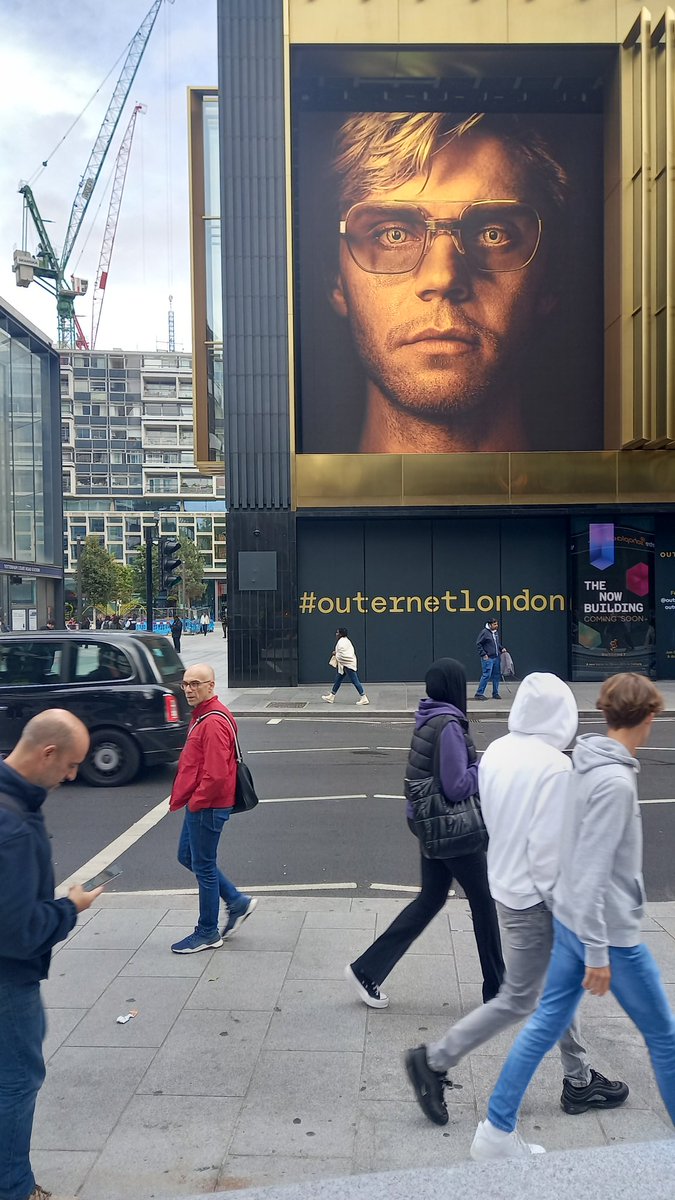 You wonder how Tottenham Court Road could get any worse but hats off to whoever signed off the massive gold Jeffrey Dahmer
