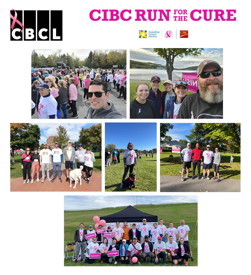 cbcllimited's tweet photo. This past weekend, CBCL participated in the #CIBCRunfortheCure at 6 sites across Canada. 

Across Canada, There was $13M raised to support the Canadian Cancer Society in its research and support programs for those impacted by breast cancer.

Congratulations all!
#CBCLtoday https://t.co/3DOaERJyMq