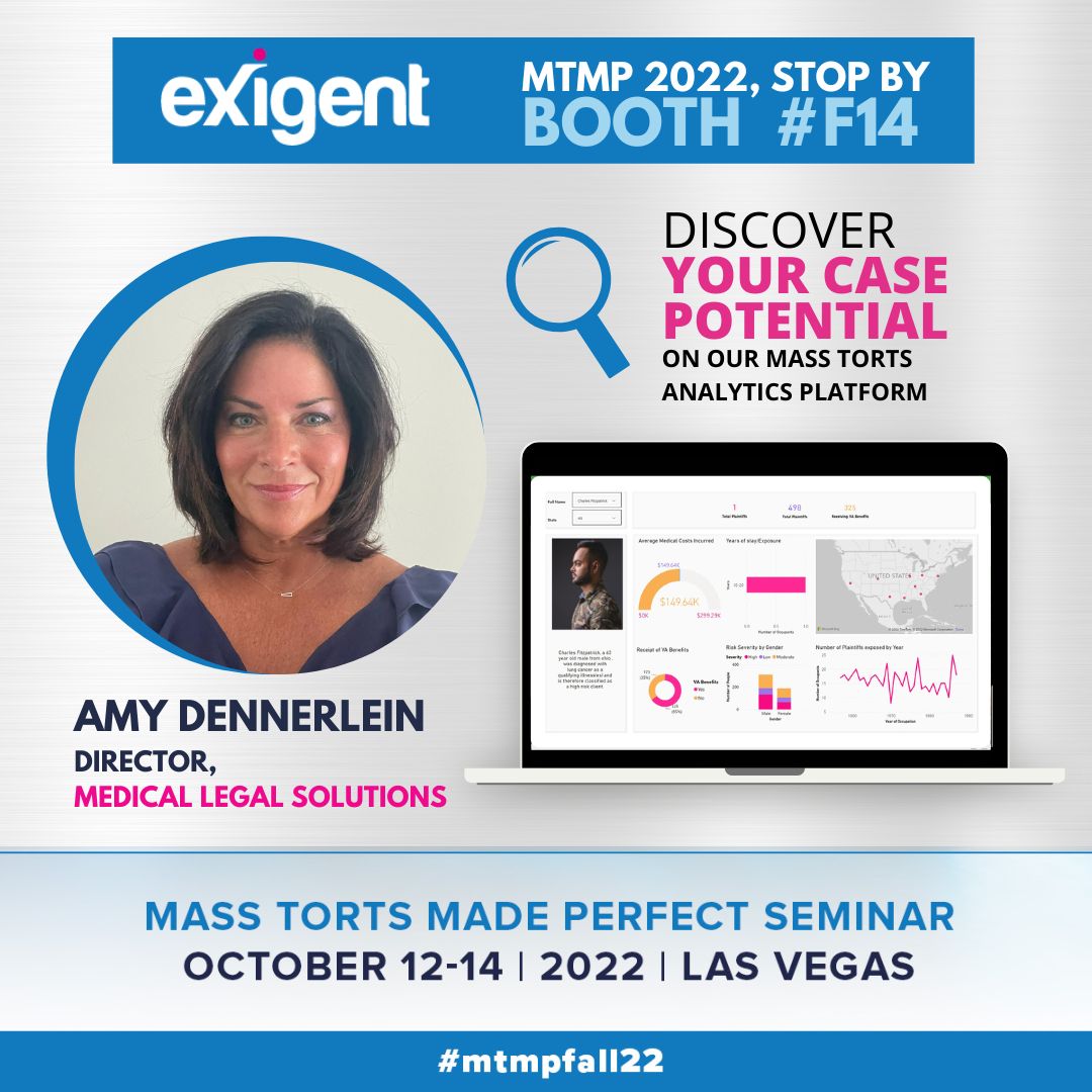 Harnessing the power of #DataAnalytics empowers #lawfirms w the ability to inc # of qualifying clients, claimant compensability, and add operational efficiency while reducing administrative costs. That's what you can learn about at #MTMPFall22