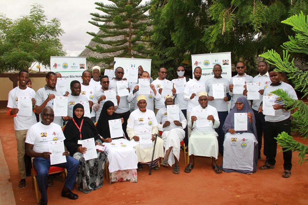 Interpeace_Org's tweet photo. In #Kenya, our work has focused on peacebuilding at the community level in the north-eastern part of the country and more recently, the North Rift Region. Read about our collaborative peacebuilding work with @NCIC_Kenya during the August elections. https://t.co/5l0PQpNohS https://t.co/MZT6WhHdKG