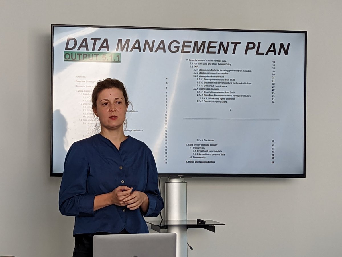 Sam Donvil (@samdonvil) on Twitter photo <a href="/SofiaTeugels/">Sofie Teugels</a> illustrates the principles outlined in the theoretical part of the @meemoo_be rights workshop with the practice of the #coghent project and its project data management plan #openglam <a href="/SofiaTeugels/">Sofie Teugels</a> illustrates the principles outlined in the theoretical part of the @meemoo_be rights workshop with the practice of the #coghent project and its project data management plan #openglam