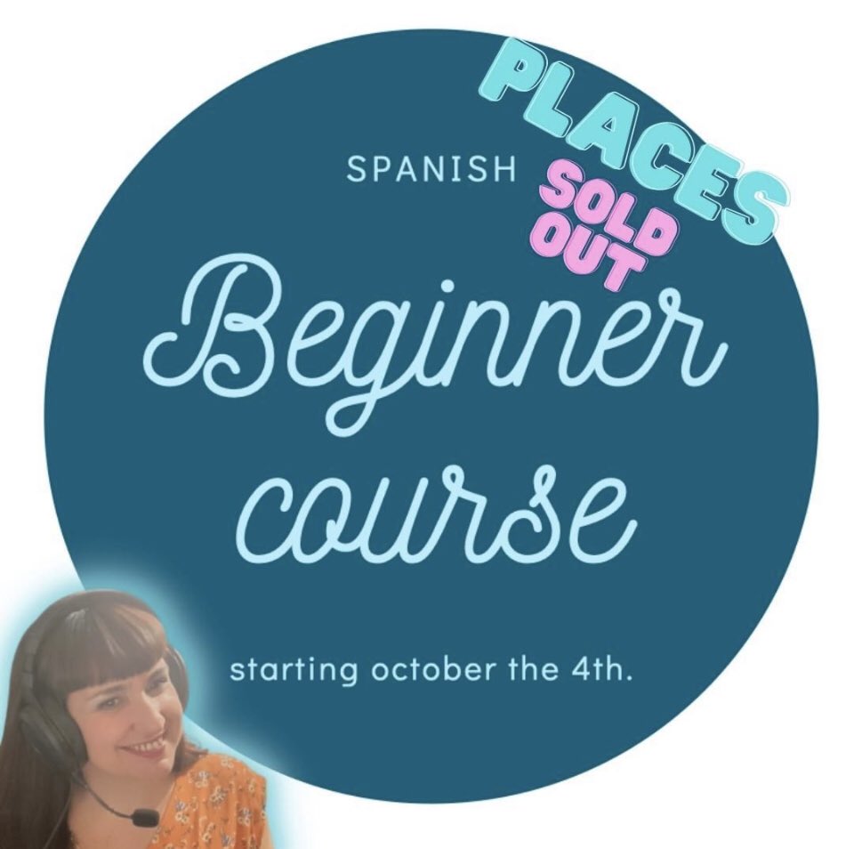 spanishcalls's tweet photo. You can already sign up our next course, starting Nov. 3rd. by 130€ instead of 150€ (Offer valid until October 15th). 

Tues. and Thur. 8AM-9PM (Spanish time zone). More info https://t.co/kMlSwuE6y0

#spanishcalls #zoomlessons #spanishbeginnerscourse #onlinespanishcourse https://t.co/fi3wnHNT17