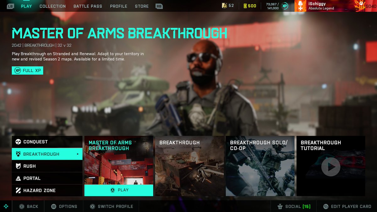 i_schiggy's tweet photo. +++INFO+++
- Weekly Mission Set #6 is live @Battlefield! 📋✅
- "Judge & Jury Bundle (5 Items) in Store! 🛒
- "Master of Arms" Breakthrough 🗺️
#Battlefield2042 #BF2042 #MasterofArms #ExploretheStore https://t.co/n7hyIqFslb