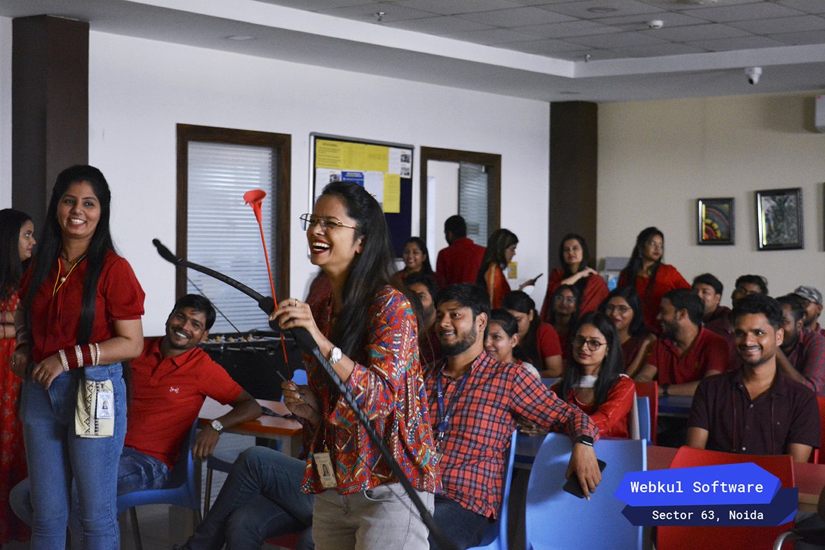 webkul's tweet photo. May this Dussehra light up for you the hopes of happy times and dreams for a year full of smiles. #Webkul is celebrating #Dussehra and MahaNavmi.

#LifeAtwebkul #2022Dussehra #Celebration #Fun https://t.co/UOeUDmQX2H