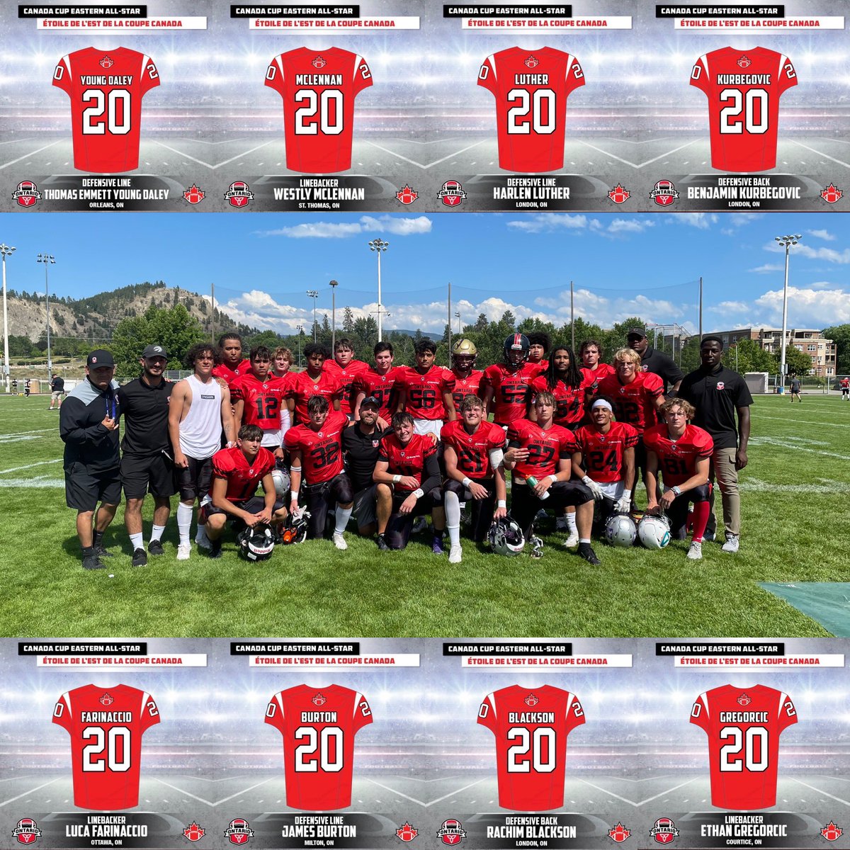 Very proud to have coached this group this summer. Congratulations to all those recognized as tournament all-stars! #TeamO #ALLIN