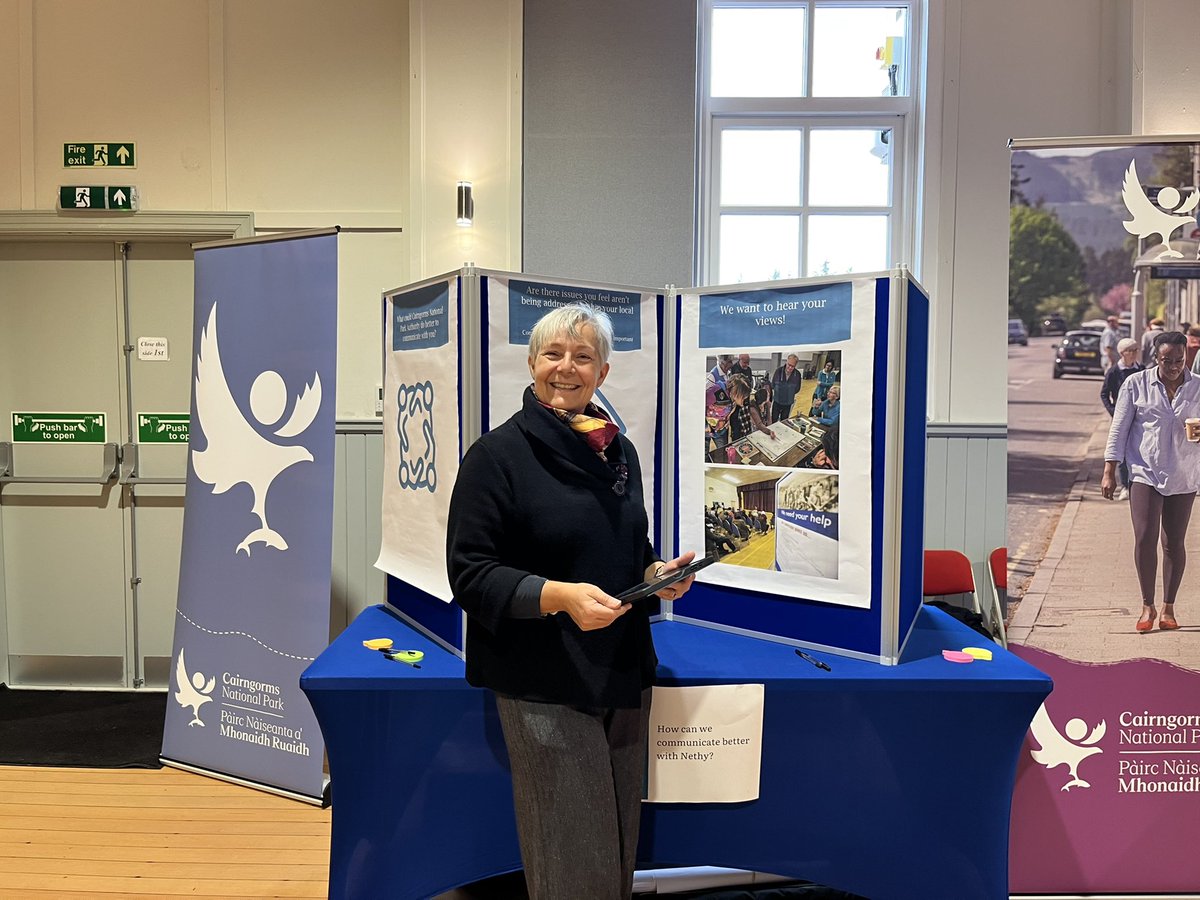 FiMcInally's tweet photo. Come along to #Nethy Bridge for our #HeritageHorizons #Cairngorms2030 consultation today from 12.30-5 on #wellbeing #funding #activetravel #climatechange #volunteering @cairngormsnews @HeritageFundSCO there is coffee and cake and loads of happy faces 🙌 https://t.co/1ZALiMe762