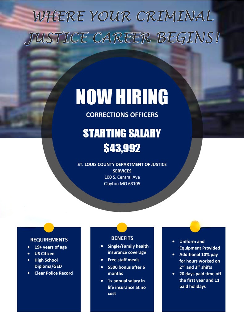 StlCoDJS's tweet image. Hiring event this week on Thursday October 6th.
100 S. Central Ave, Clayton MO 63105
Interviews are at 8am and 3pm and will include a writing sample. In order to be eligible to participate in the event you must complete an application online in advance. bit.ly/3qW5Bd3