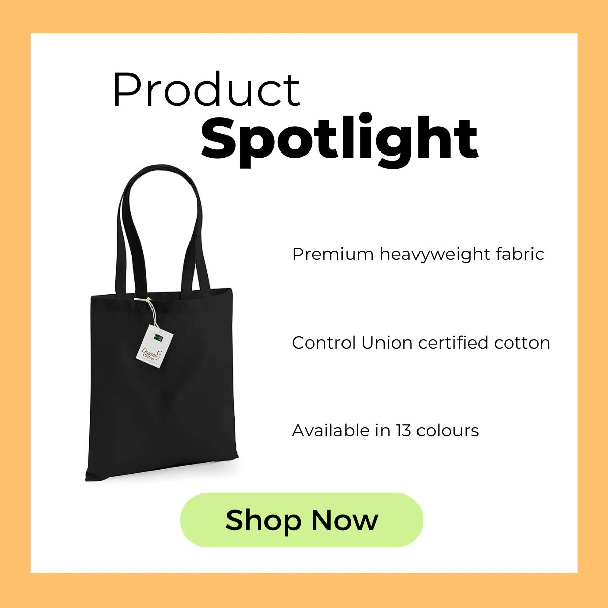 ✨ EarthAware® Organic Bag For Life ✨

Durable, reusable and available in 13 vibrant colours!

This bag for life is available to purchase without decoration, or is customisable to add your logo or design using embroidery or DTG printing methods🛍️

buff.ly/3ruhE26
