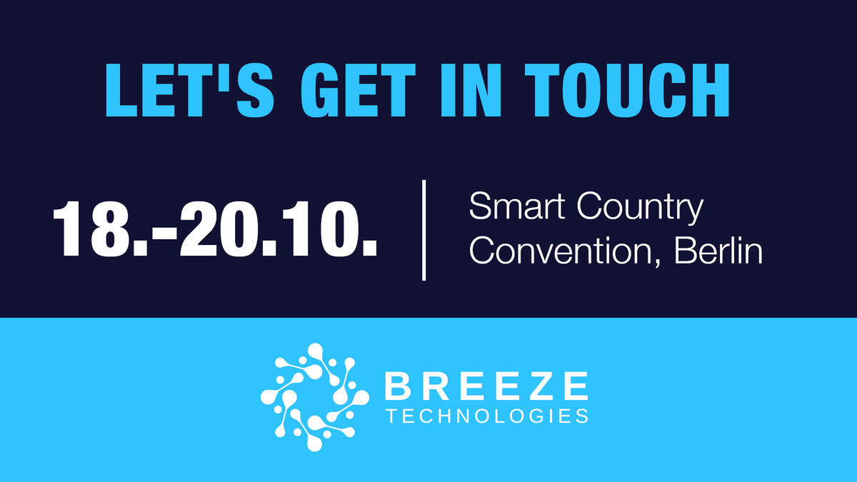 RT breezetech: Meet the Breeze team personaly and visit us at the Smart Country Convention in Berlin, Germany. Come to #booth706 in #hall27. Don't miss!

#smartcountry #convention #smartcity #egovernment #berlin