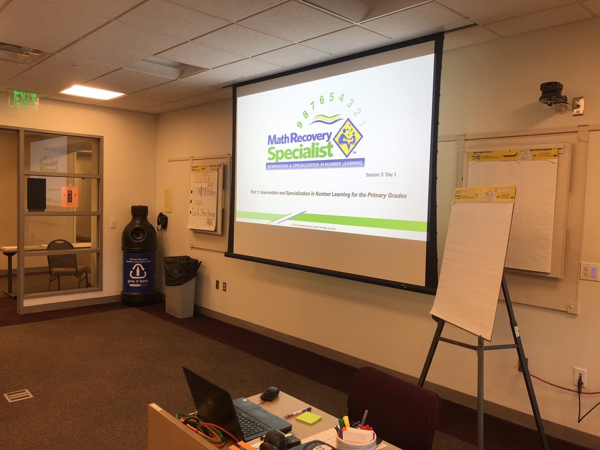 Trishdunn74's tweet image. Taking a shot at Designing the Environment for @USMathRecovery Specilist Part 1 today. ✅music ✅charts ✅materials ✅seating ✅presentation zone #adultlearningprinciples @MIearlymathEIPs @sewardstephen