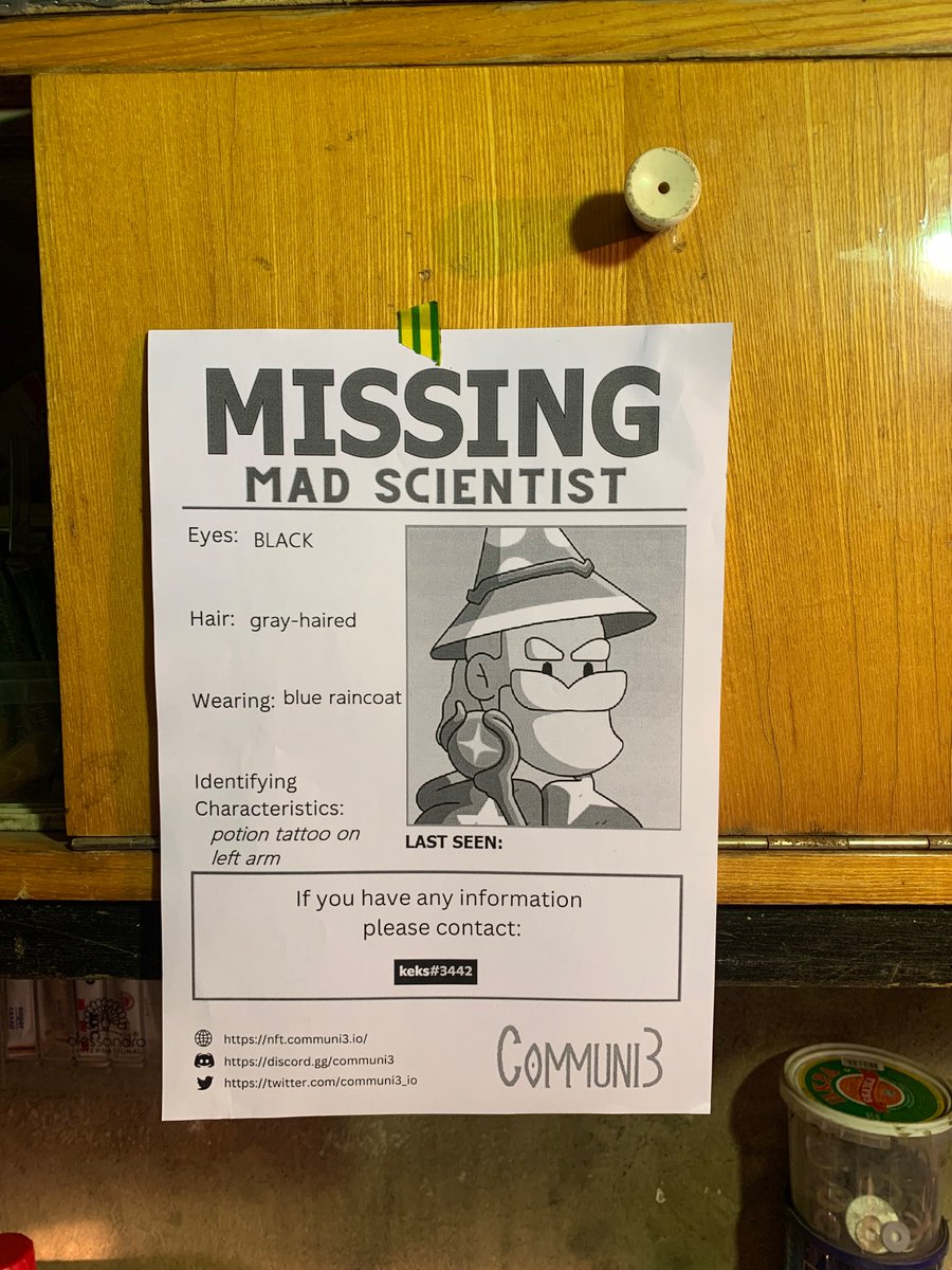 nanooleg's tweet photo. Attention! the mad scientist still hasn't been found!
#C3PFPWeek https://t.co/PFrkZE5xfA