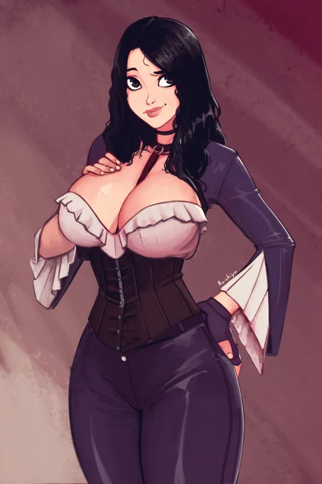 I dunno which version I like more so hereBoobas! 
