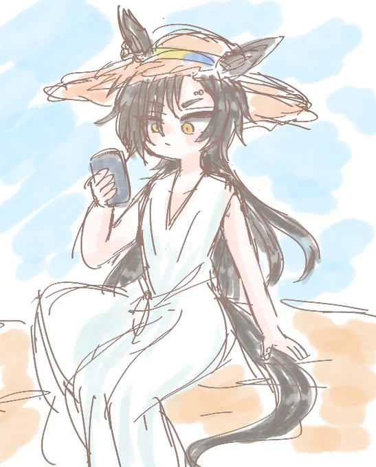 #描くシャカール#きせかえシャカールあるトーナメントで活躍を認められて贈呈された8月の夏シャカちゃんですあげるタイミングを逃し続けていてもう夏ではないけれどこのシャカちゃんを見るとalways summerですね 